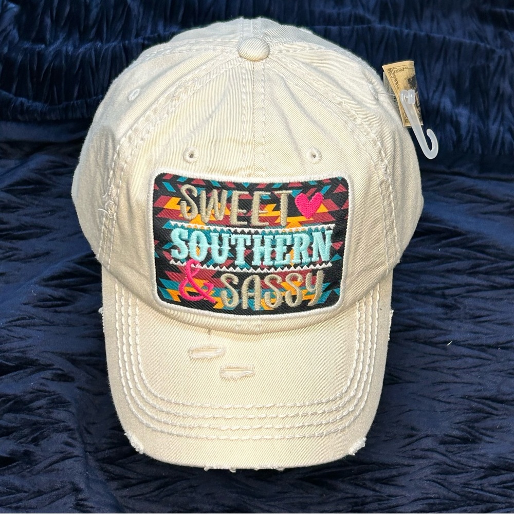 “Sweet, Southern and Sassy” hat.  NEW!!!